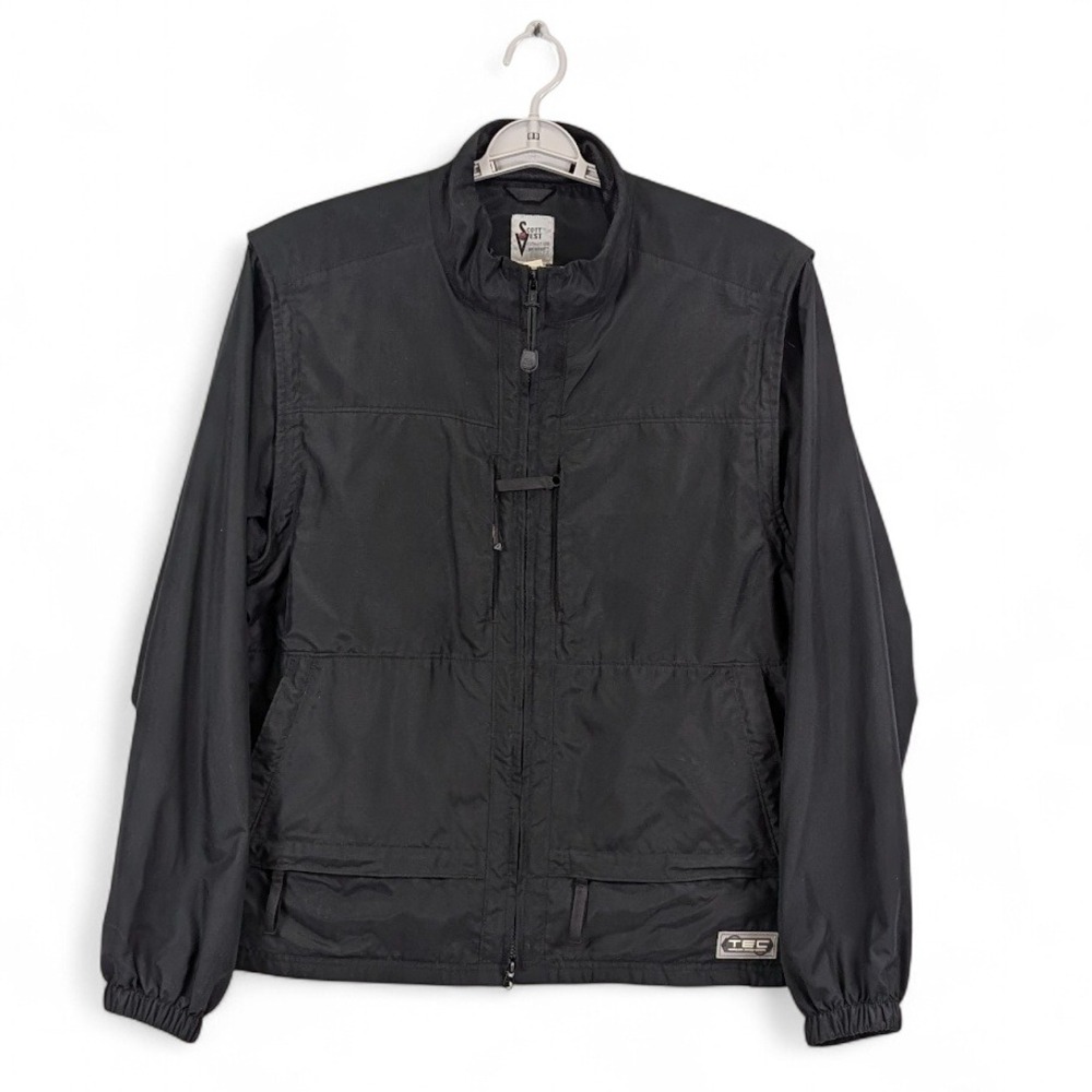 SCOTTEVEST TEC 2.0 Get Wired Convertible‎ Jacket Vest Mens Large Black Utility - Picture 6 of 16